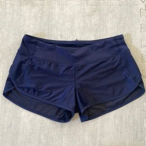 Lululemon Speed Up Low-Rise Run Short - Navy Jersey